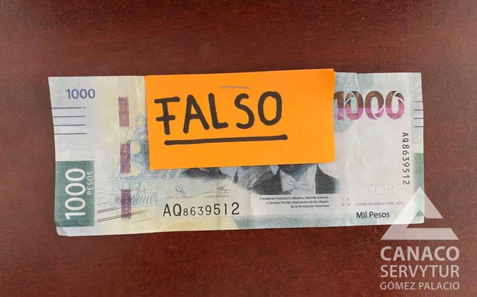 Detectan en Gómez Palacio, Durango, a mujer comprando con billetes falsos -  El Sol de Durango